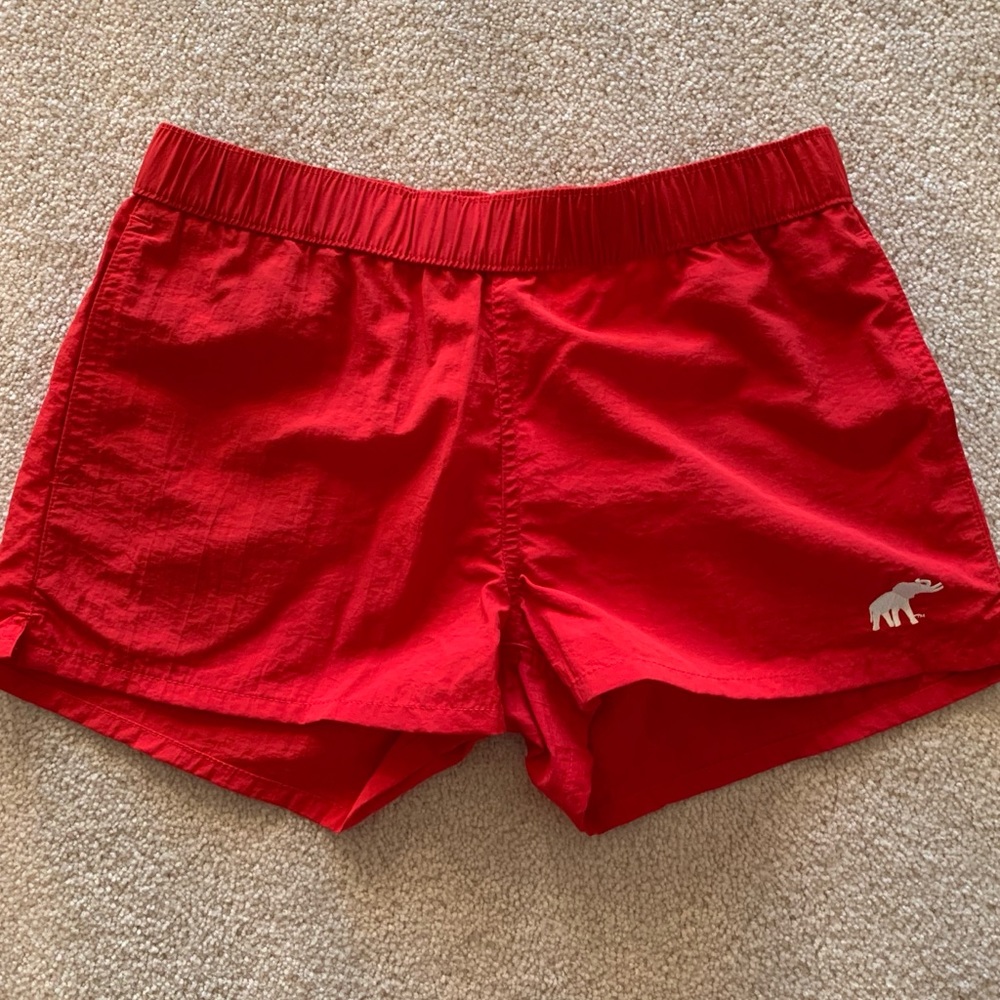 Tuskwear Red Nylon Alabama Athletic Shorts